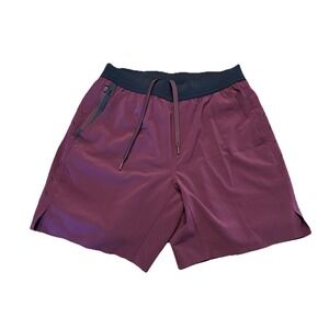 Ten‎ Thousand Interval Shorts Mens Small Lined 7" Inseam Maroon Performance Gym
